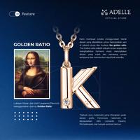 Gambar Liontin Berlian Adelle Jewellery - Alphabet Pendant A dari Adelle Jewellery Kota Administrasi Jakarta Utara 5 Tokopedia