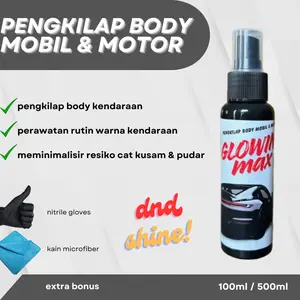Pengkilap Body Mobil Motor DND SHINE 100ml 500ml Car Kendaraan Paint