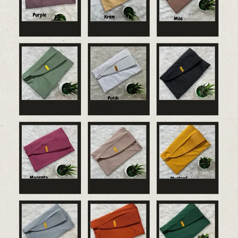 (Promo 100 dapat 10 ) hijab bergo hamidah size M label akrilik gold menutup dada bahan jersey premium cantik pad busa  Kerudung Lembut Syari Instan Renda Sporty muslim nyaman panjang casual santai Khimar Variasi 5