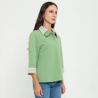 Gambar N2 Blouse - Blus Atasan Wanita Kaos 26873 - Hijau, M (T2) dari Sisters Fashion Group Kota Administrasi Jakarta Utara 5 Tokopedia