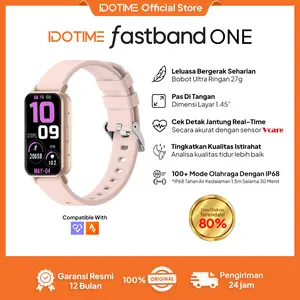 【LIMITED OFFER】fastband ONE Jam Tangan Pintar Wanita ROSEGOLD Jam Running & Lari Pace  Ringan Nyaman Dipakai  Heart Rate Monitor & Health Tracking  Layar Sentuh Bluetooth  Bisa Ganti Wallpaper  Sync Strava  Da Fit App  IP68 Waterproof