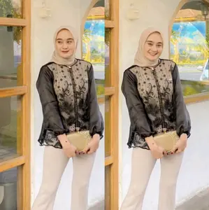 Camari Outer Brokat mix Organza/Outer Kondangan termurah cardigan blazer