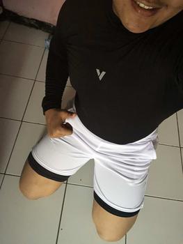 Product Review of Valmar Baselayer manset BASIC pria olahraga Compression wear elastic sport man material spandex / mangset football running gym fitnes sepeda badminton from E** 2