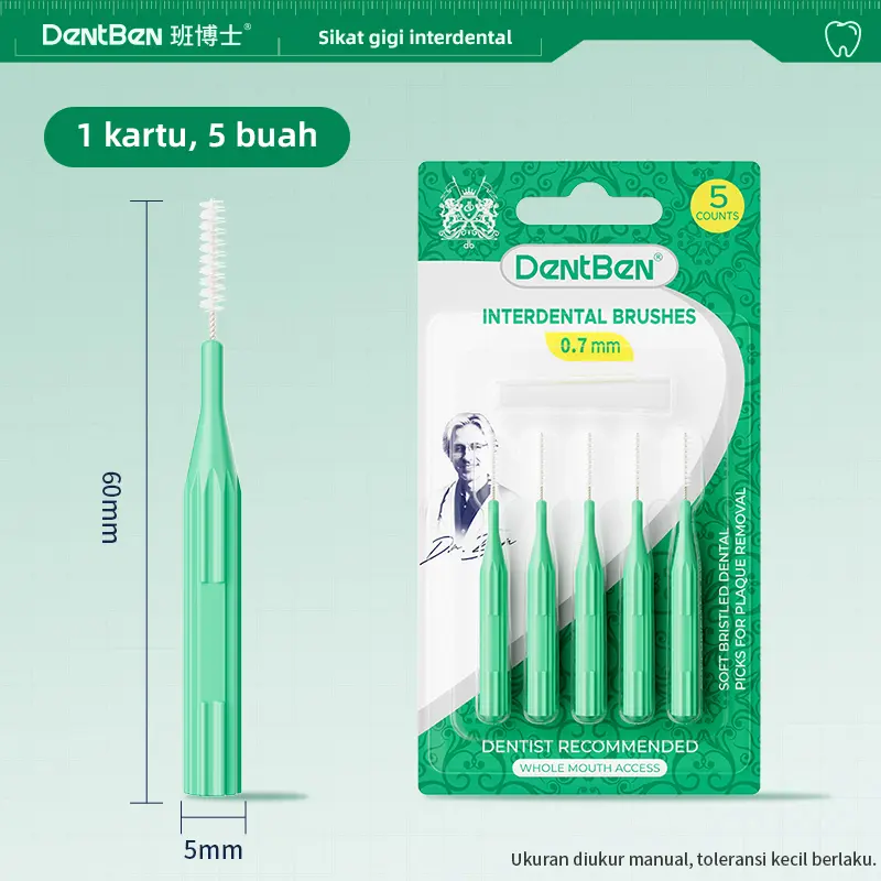 Sikat gigi antar gigi  1PACK 5PCS