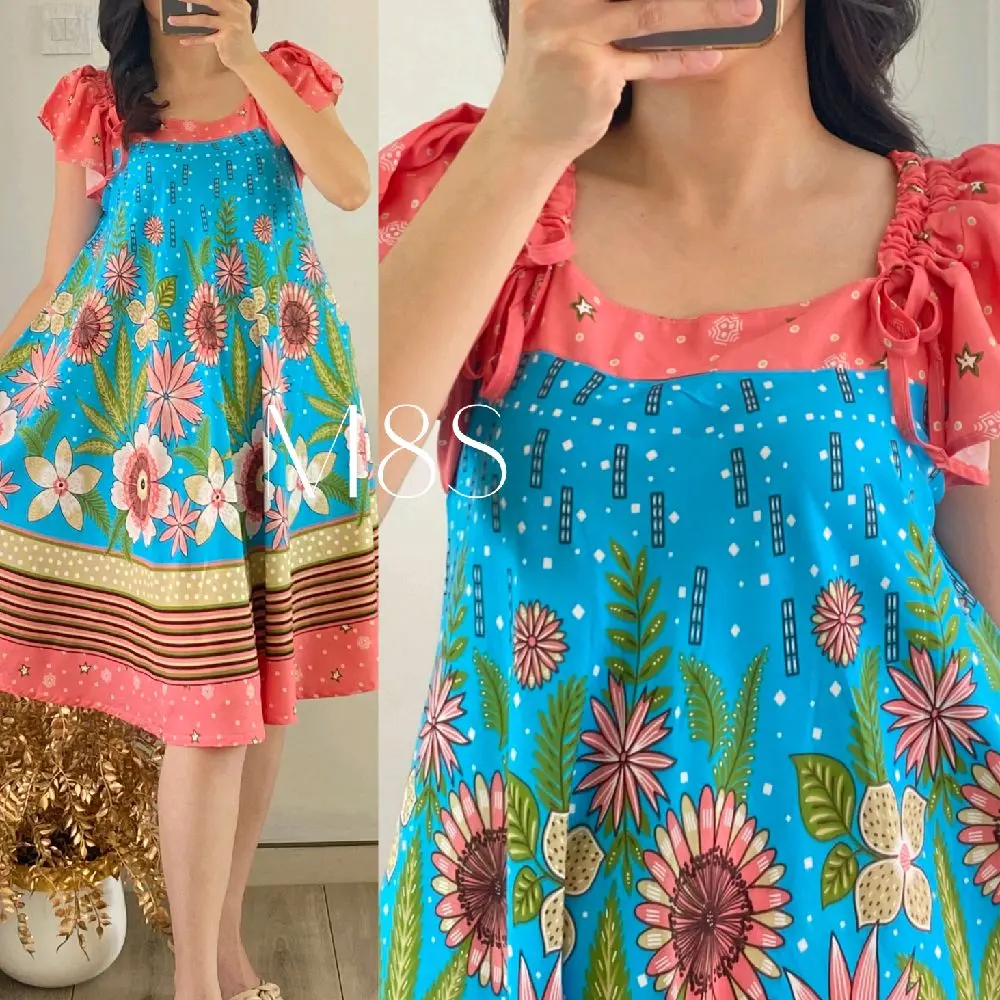 [Baca Cara Pemakaian] Klok#17 Dress Daster Rayon Premium By M8S Label