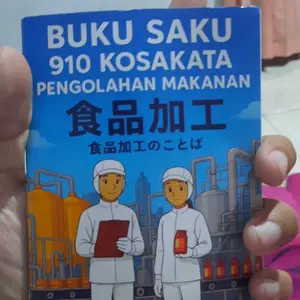 Buku Saku 910 Kosakata SSW Pengolahan Makanan – Bahasa Jepang untuk Pekerja Food Processing
