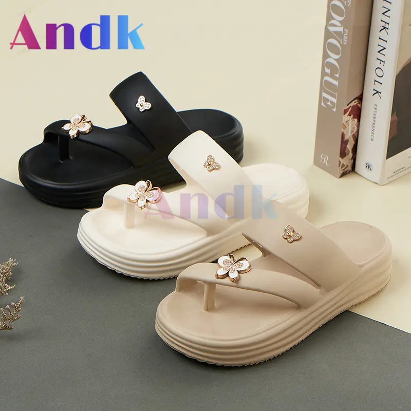 Andk 2025 Sandal Wanita Model Sendal EVA Ruber Wanita Terbaru Motif Renda-renda Sandal Jelly Wanita sandal  wedges sofiya