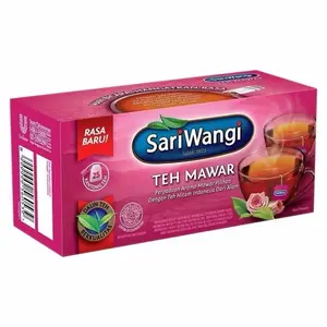 Sariwangi Teh Mawar Isi 25 Kantung Celup