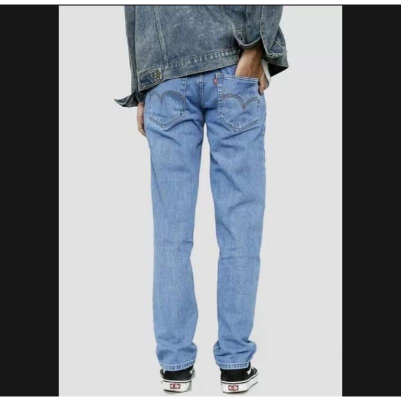 [PROMO] Celana Jeans Panjang Size 27-38 Pria Lepis Model Standart Reguler/Celana Jeans Pria Standart Pinggang Kancing Bahan Denim 4 Warna TERMURAH 2