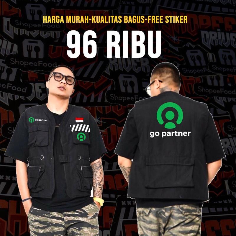 ROMPI/VEST Driver Partner | Desain Keren | HARGA MURAH kualitas - Shop ...
