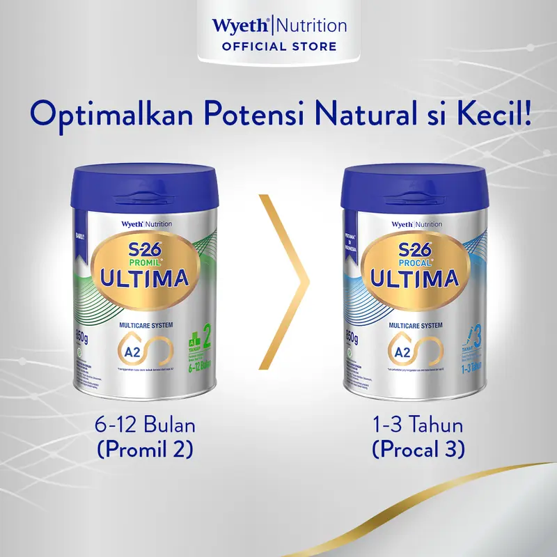 S-26 PROCAL ULTIMA Multicare System Susu Bubuk Formula 1-3Thn Vanila 850g 5