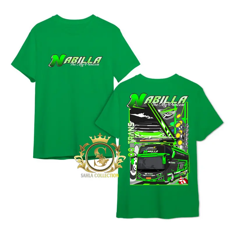 Kaos Anak Bus NABILLA Usia 1-12 Tahun Cotton Combed Katun Distro - Fashion Anak 1