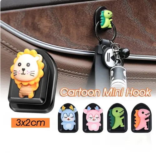 Mini Car Hook Gantungan Mini Karakter Kartun Gantungan Mobil Cantolan 3