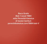 Gambar George Orwell - 1984 - Penerbit Kakatua dari Penerbit Kakatua Kab. Bantul 3 Tokopedia