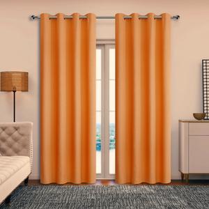 CASA RUYI 137*230CM Cortina De Algodón Simulado Color Sólido Textura Natural Opacidad Y Transpirabilidad Universal Para Sala Y Dormitorio