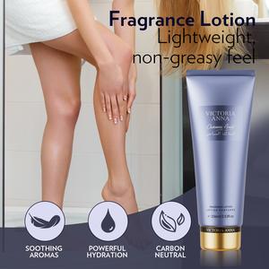 VICTORIA ANNA 236ml Body Lotion Charming Angel Fragrance long lasting women  Gift fragrance floral fruity natural scent lightweight non-greasy hydrating treatment smooth silky skin brightening  Gentle skin serum whitening Moisturizers Golden