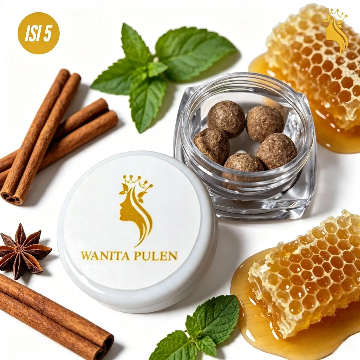 Wanita Pulen - Produk Tradisional Untuk Membersihkan Area Kewanitaan isi 5