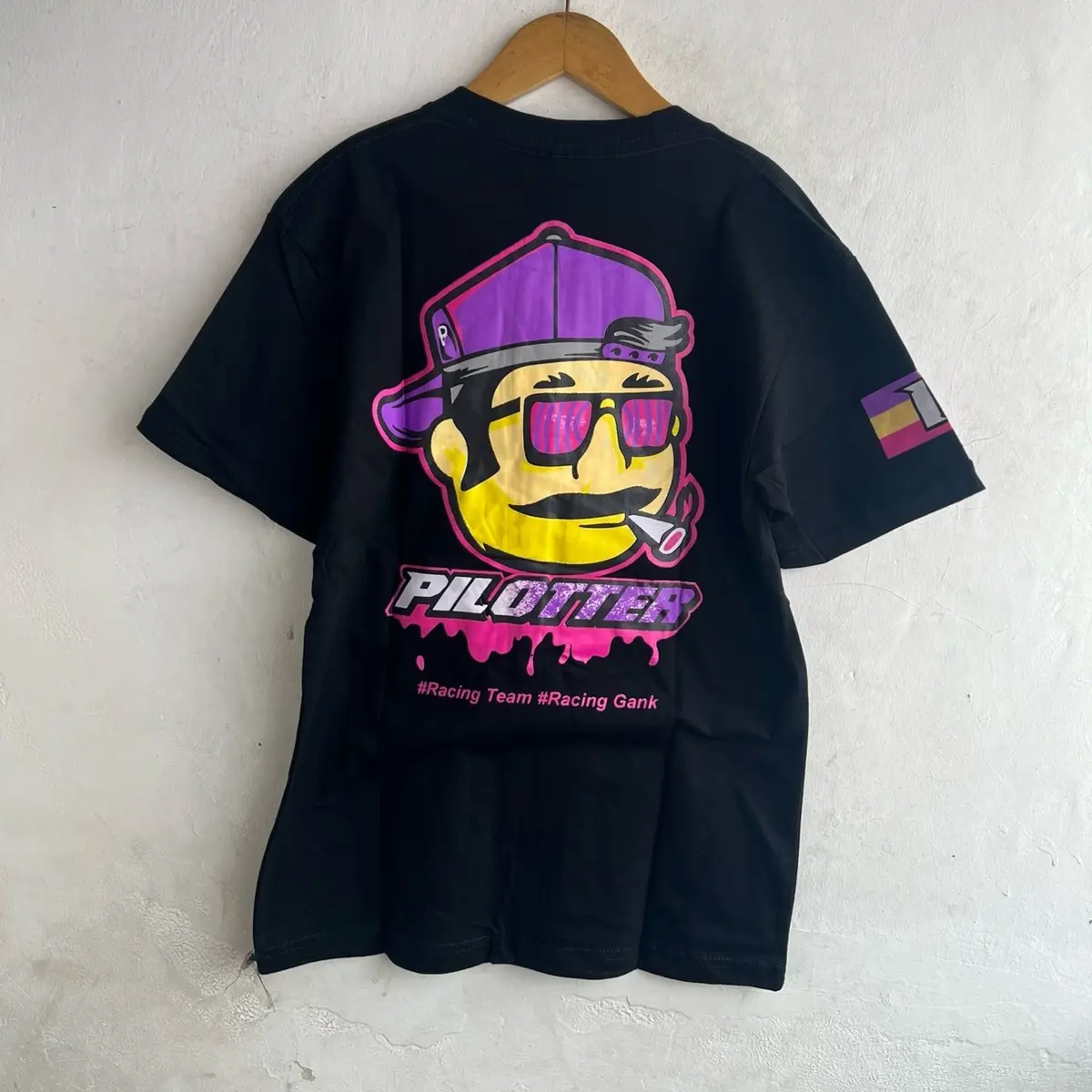 Kaos anak pilotter metal junior kids lengan pendek outfit abg