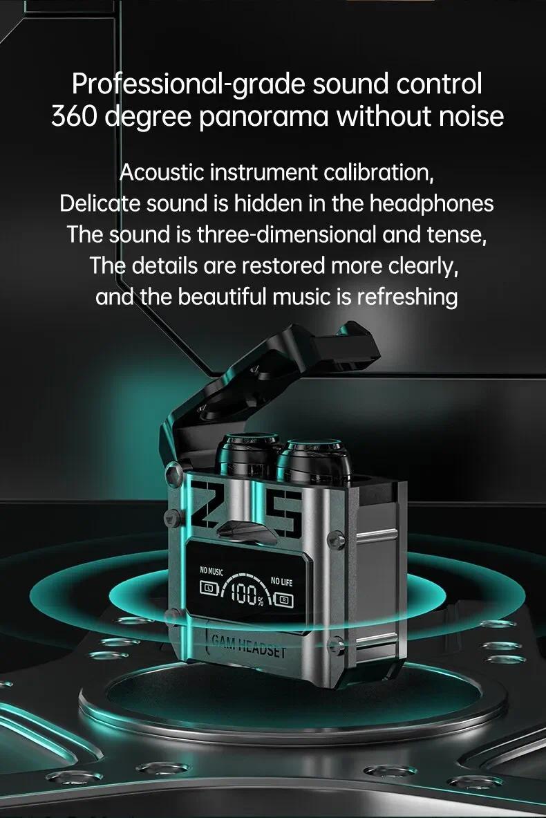Product Introduction of Original M25 TWS Wireless Headphones Earphones Bluetooth Touch Control Noise Reduction Stereo Waterproof Earbuds Headsets Audio Electronic 17