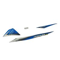Gambar Sticker Body Set Kiri Hitam Biru Honda Revo 110 FI 871X0K03N50ZBL - Biru, Hitam, Sticker Body dari Honda Cengkareng Kota Tangerang 3 Tokopedia