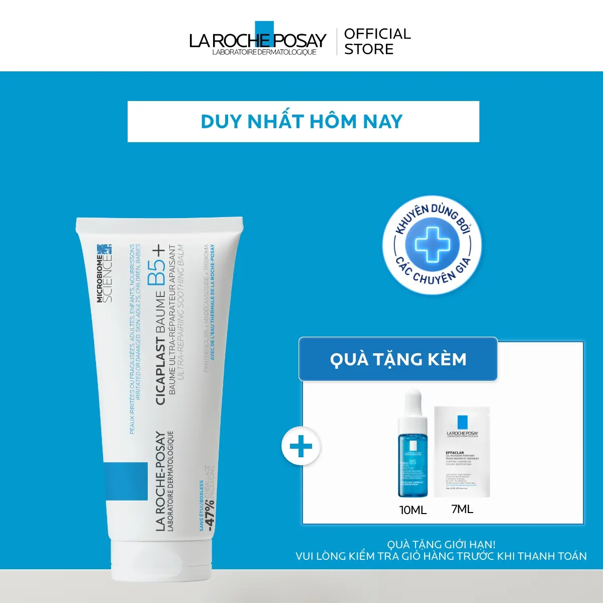 Kem Dưỡng La Roche Posay Phục Hồi và Làm Dịu Da Cicaplast Baume B5+ 100ml