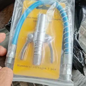 (Gratis selang 30cm) LP90 Alat Aplikasi Minyak Gemuk Grease Gun Coupler High Pressure Car Engine