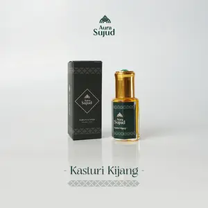 Minyak Wangi Kasturi Kijang by Aura Sujud Original 100% Parfum Sunnah Arab Non Alkohol Box