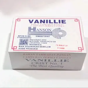 100sachet Vanillie Bubuk 2gr Merk Hanson/Vanili Bubuk/Vaneli Bubuk Sachet