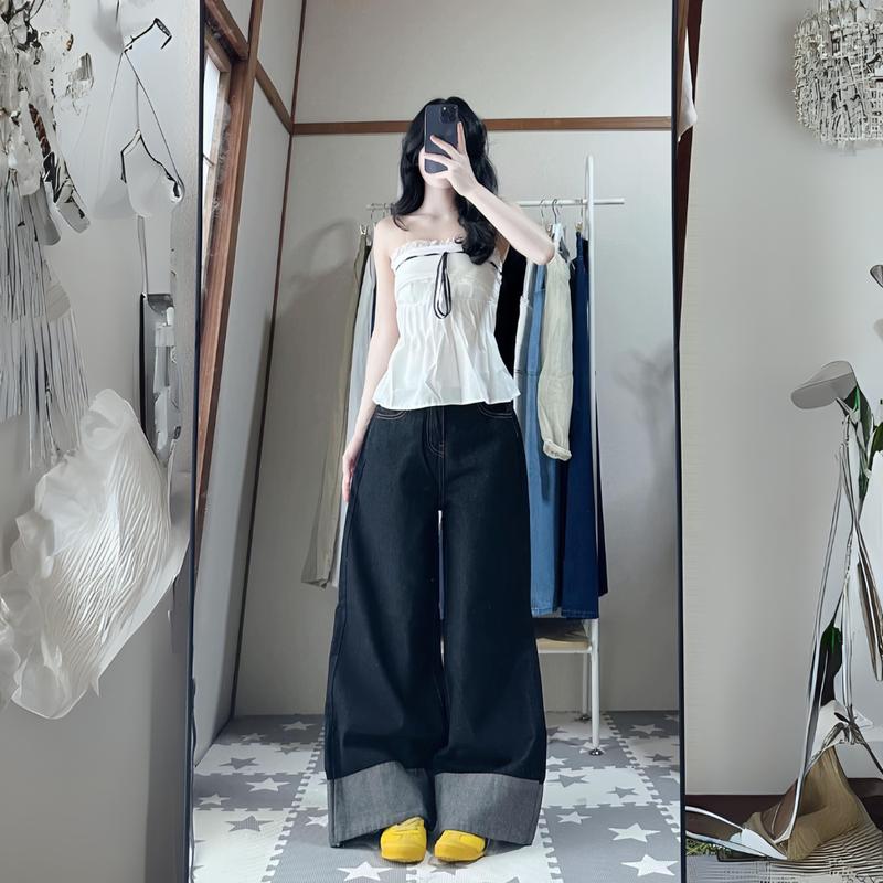 MIAA Quần Jeans Wash Cạp Cao Form Rộng Ống Suông 33cm RETRO ver 3 Unisex Size S-2XL Chất Liệu Jean Cao Cấp Kiểu Dáng Thanh Lịch & Thoải Mái | BigBuy360 - bigbuy360.vn