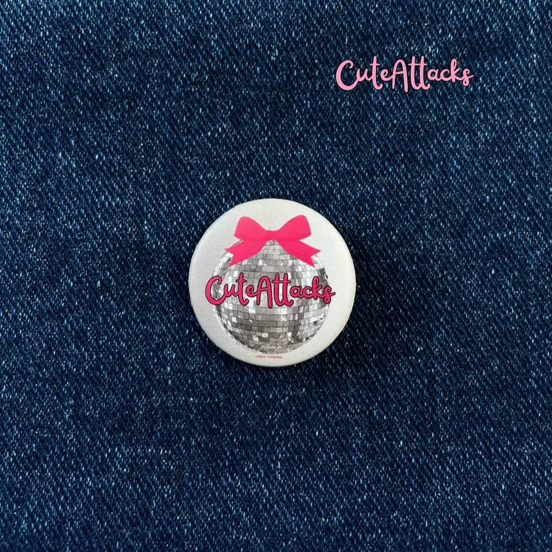 (companion) pin badge cute attacks edition Clips - 1 SET ISI 6 PCS 5