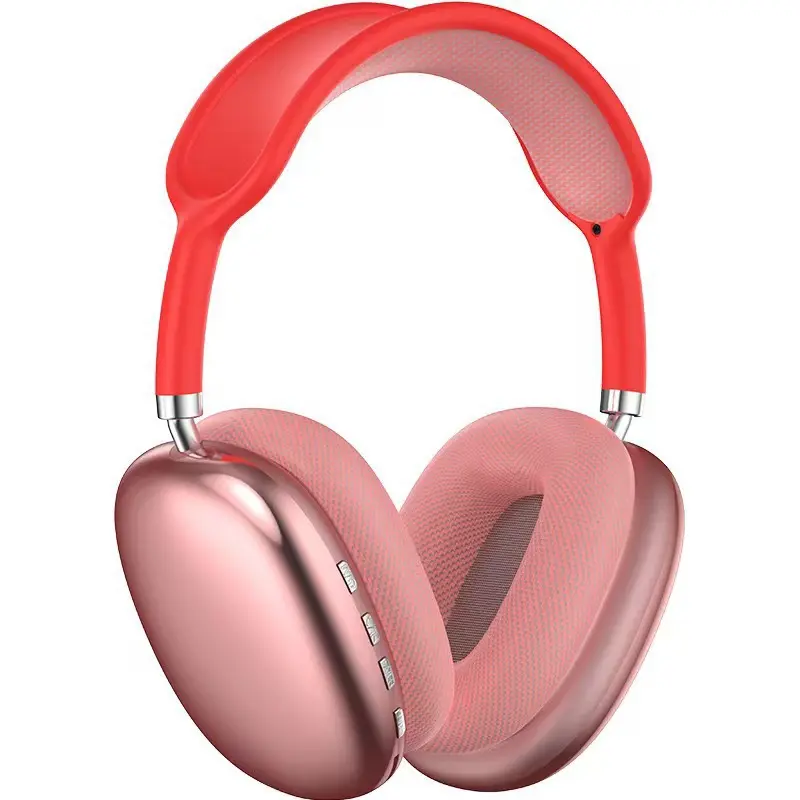 Tai nghe Bluetooth, P9 Pro Max, Loại âm thanh nổi, có giao diện Type-C, đi kèm với hộp đựng bảo vệ, tai nghe không dây 8