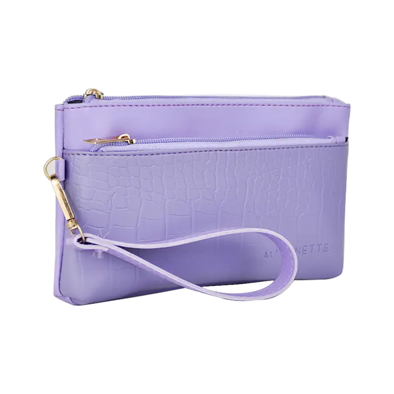 MAYONETTE Lumina Croco Pouch Dompet Wanita Terbaru 2021 Korea Tas Croco Wanita Kulit 2