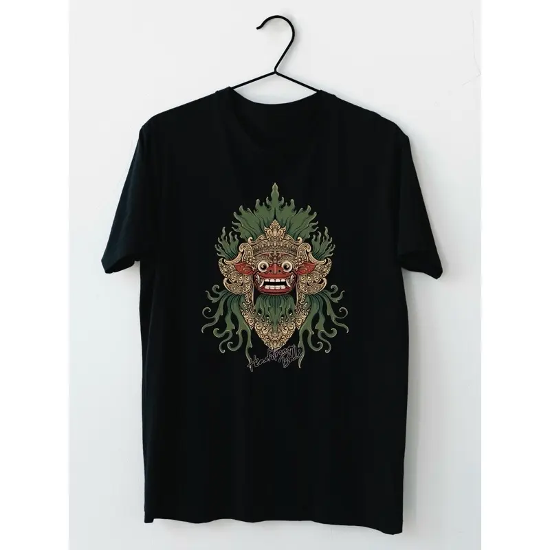 Kaos Barong X Simbar dengan design balinese art 4