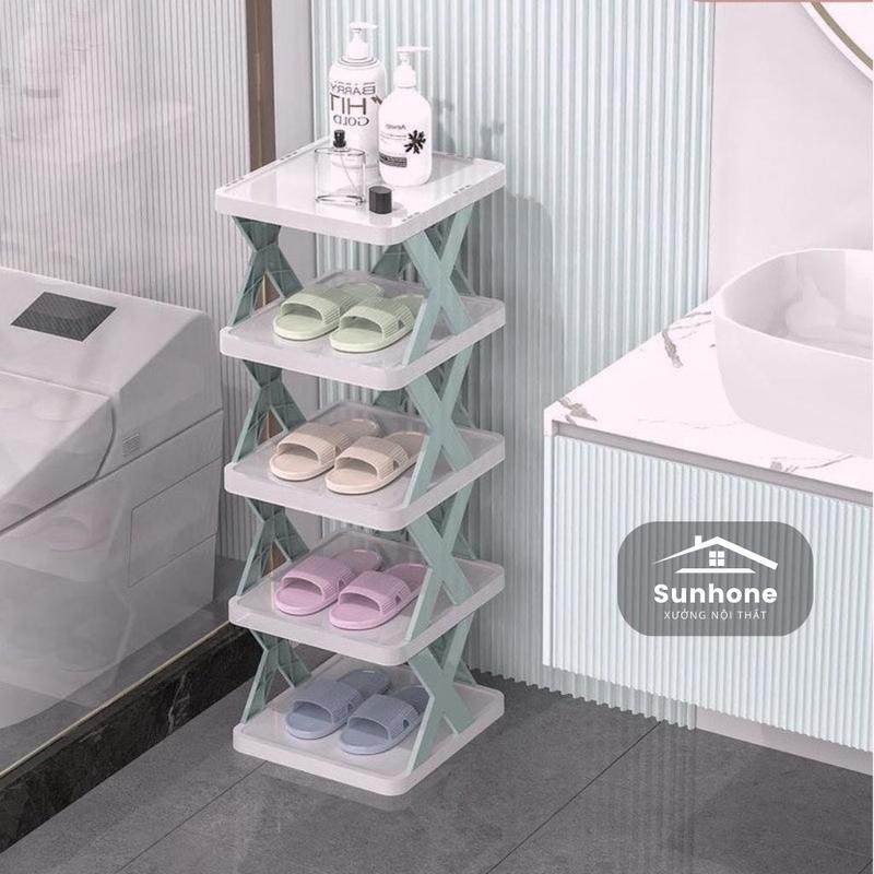 Product Introduction of kệ để giày dép 5 tầng chữ X - Kệ đựnġ giày dép đa năng bằng nhựa lắp ghép 20