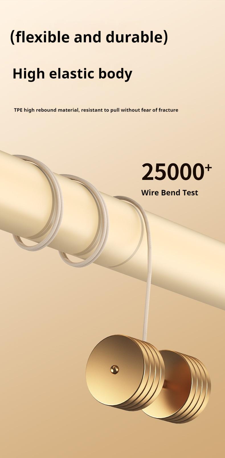 P15 Headset Kabel HIFI Stereo, Earphone Wired Tipe-C & 3.5mm, Earbuds dengan Mikrofon, Headphone Suara Jernih untuk HP