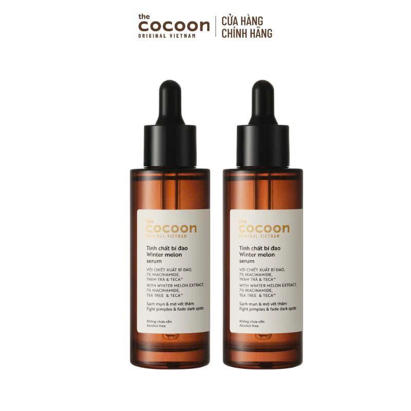  COMBO 2 Tinh chất bí đao N7  serum  7% Niacinamide sạch mụn chuyên sâu & mờ vết thâm Cocoon 70ml 