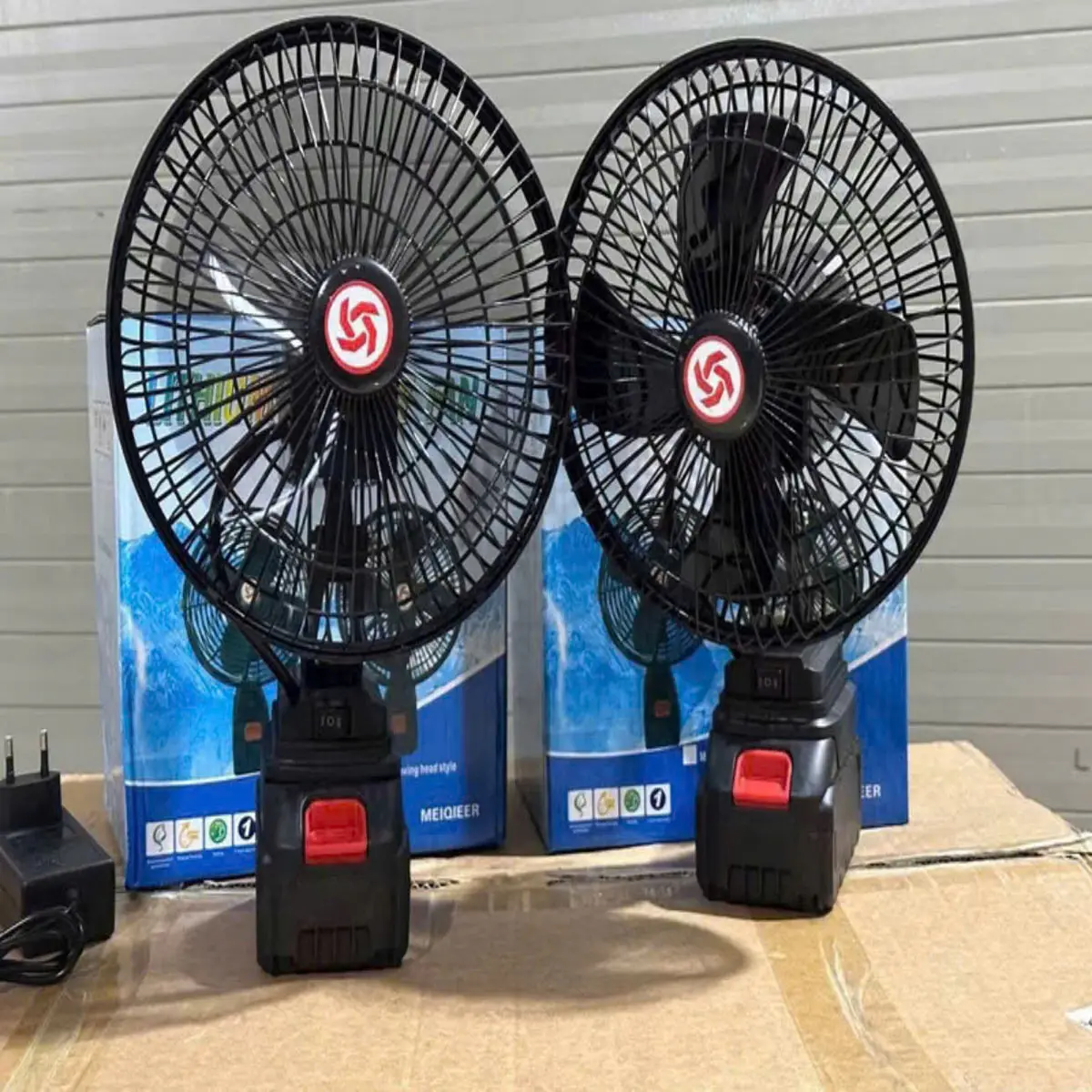 Quạt Tích Điện Pin 10 Cell Có Thể Dùng Liên Tục 6-8h, Quạt Tích Điện 8inch Để Bàn 2 Cấp Độ Gió mát