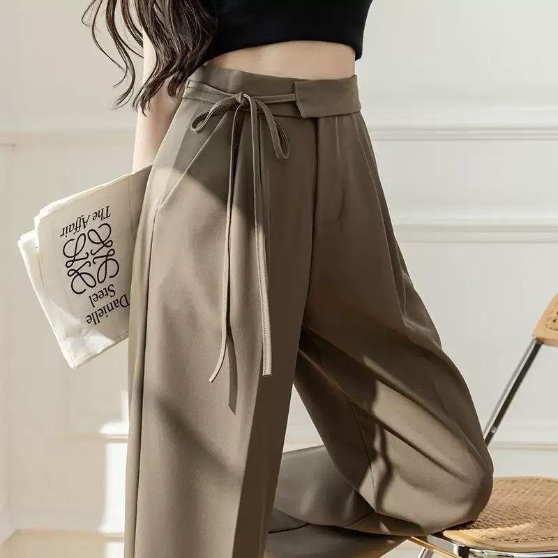 GLAMOUR - Olla Pants Cullote Tali Samping Highwaist Resleting Depan Celana Kasual Wanita Model Terbaru