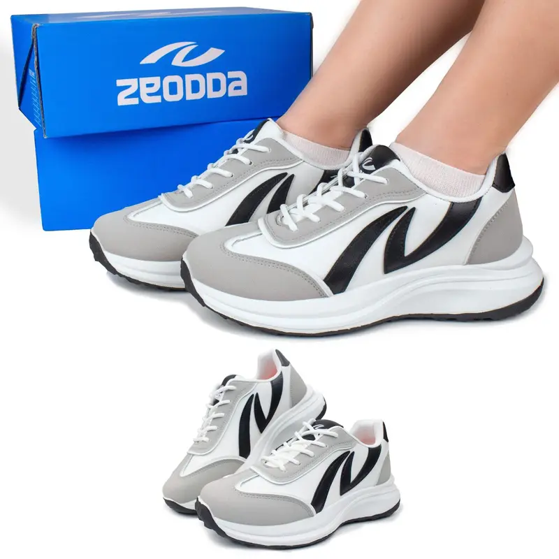 Zeodda Evelyn Sepatu Sneakers Wanita Shoes Black Casual Sport 1067 7