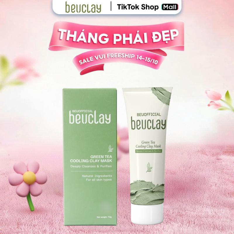 [DEAL 1 MN]_MNL803 - BEUCLAY Mặt Nạ Đất Sét Nam Nữ 70g - Mặt nạ đất sét dành cho mọi loại da set mat na