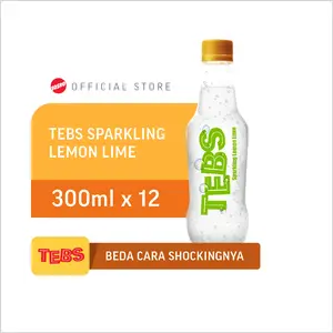TEBS Sparkling Lemon Lime 300ml isi 12 pcs