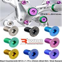 Gambar Paketan Baut Titanium WR3 Footstep RS Series WR3 Depan Ninja 150RR 250 Fi ZX25R ZX636 ZX6R / CBR 250RR / R25 MT25 - Ninja RR, Silver dari WR3 Kota Administrasi Jakarta Barat 3 Tokopedia