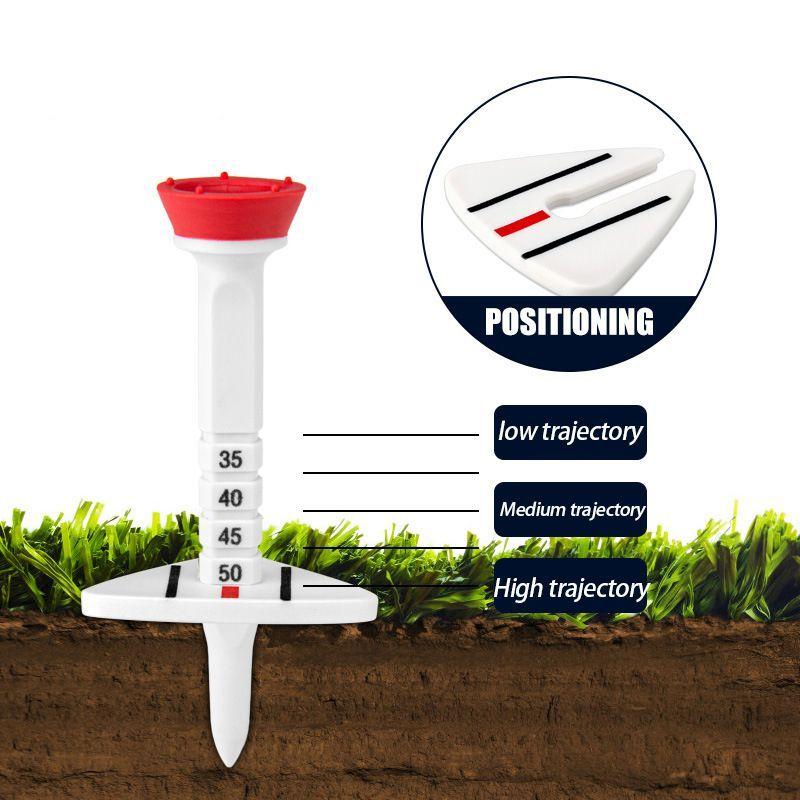 Product Introduction of 80mm Tee Golf Profesional Golf Tee Adjustable Golf Tees Directional Alat Golf 30