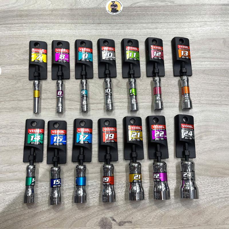 Khẩu Chụp Bulong Vessel Dài 90mm Bắt Vít Chân Lục Giác 6.35mm