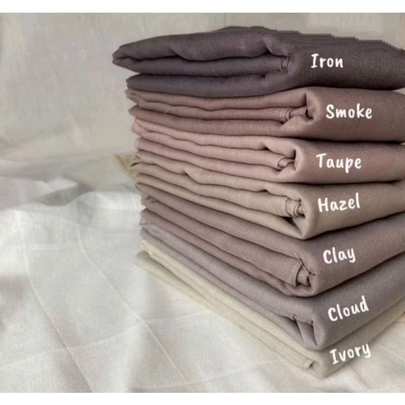 HIJAB SEGI EMPAT PARIS PREMIUM VOAL/PARIS PREMIUM JAHIT TEPI ukuran 110x110 arabian Cantik Square Basic Kerudung Muslim 3