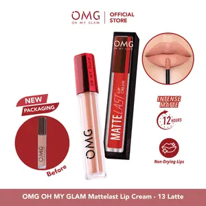 OMG OH MY GLAM Mattelast Lip Cream 2.9 g - Lip Cream Matte - 13 Latte