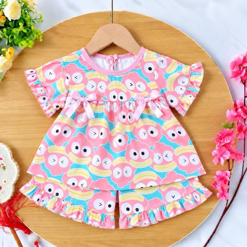 Bộ tole(lanh ) vãi Mềm mát cho bé gái 5 đến 12 ký