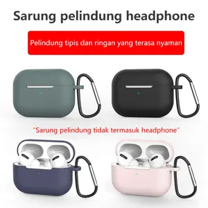 【COD】Terbaru Kasus Pelindung Headset Bluetooth Nirkabel Apple Casing Pelindung Silikon untuk Airpods Pro