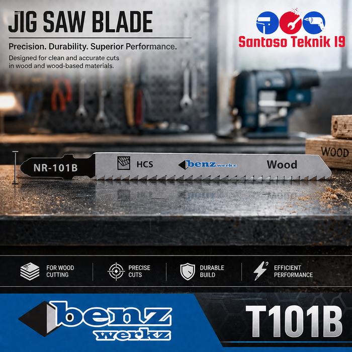 Gambar Benz Mata Pisau Jigsaw Kayu T101B / Wood Jig Saw Blade T 101B dari Santoso Teknik 19 Tokopedia Kota Surabaya Tokopedia