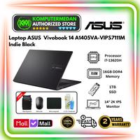 Gambar Laptop ASUS Vivobook 14 A1405VA-VIPS7111M Intel Core i7 13620H RAM 16GB(8+8) SSD 1TB 14" 2K VIPS Win 11 Home+OHS Indie Black dari KomputerMedan OS Kota Medan 1 Tokopedia